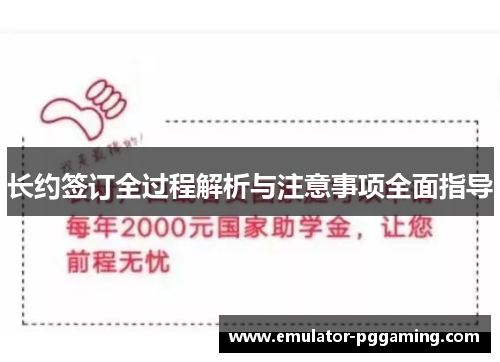 长约签订全过程解析与注意事项全面指导 长约签订全过程解析与注意事项全面指导